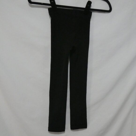 Source Unknown | 9 inch waist measured | Stretchy Girls Black Leggings - Picture 2 of 16